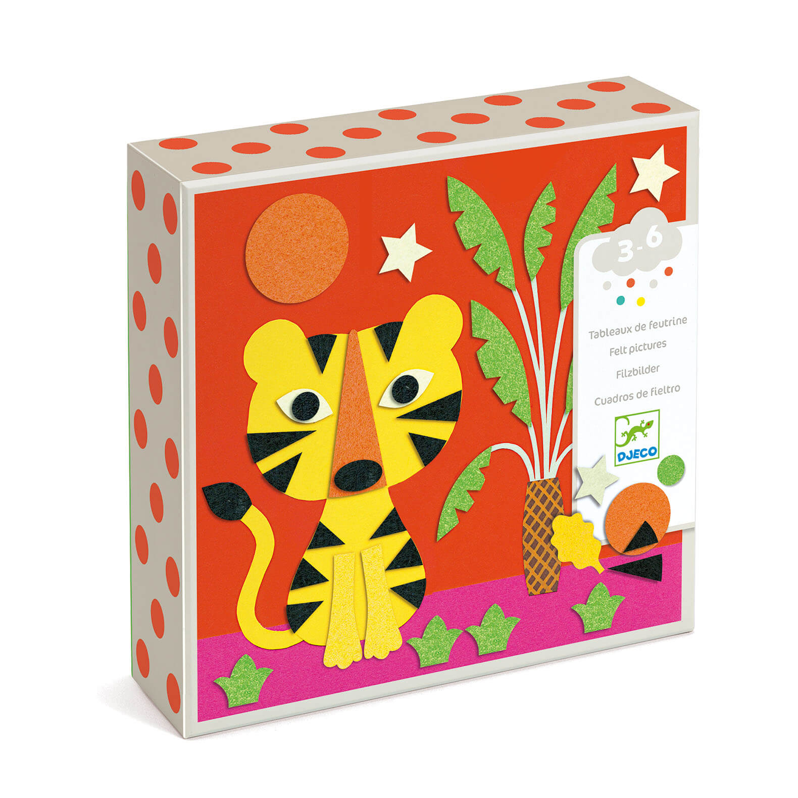 djeco spielzeug Gioco Creativo Molto Pop Collage Pour Les Tout-petits Ma Journée