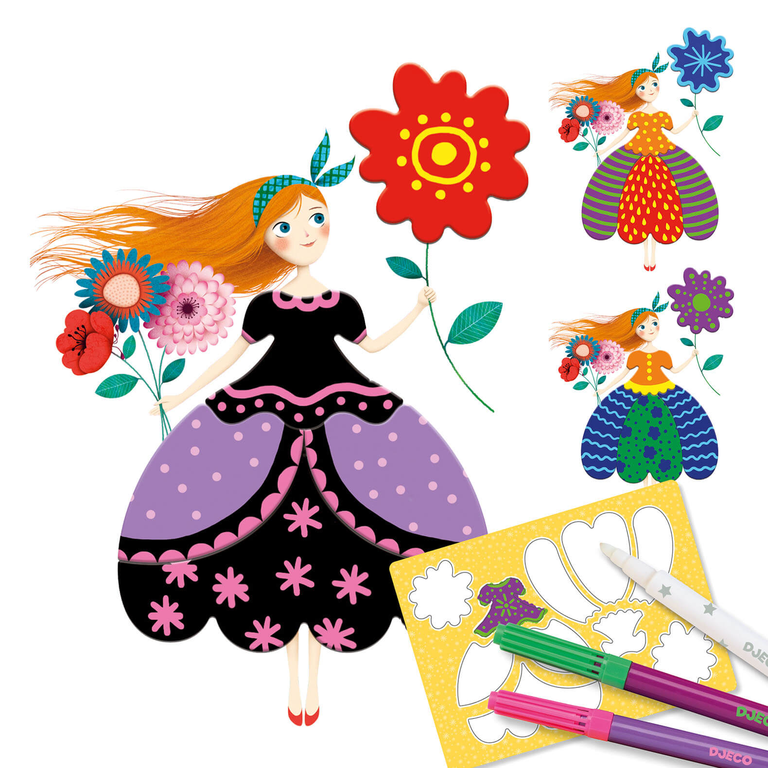 Colouring Craft Set - Maries Pretty Dresses