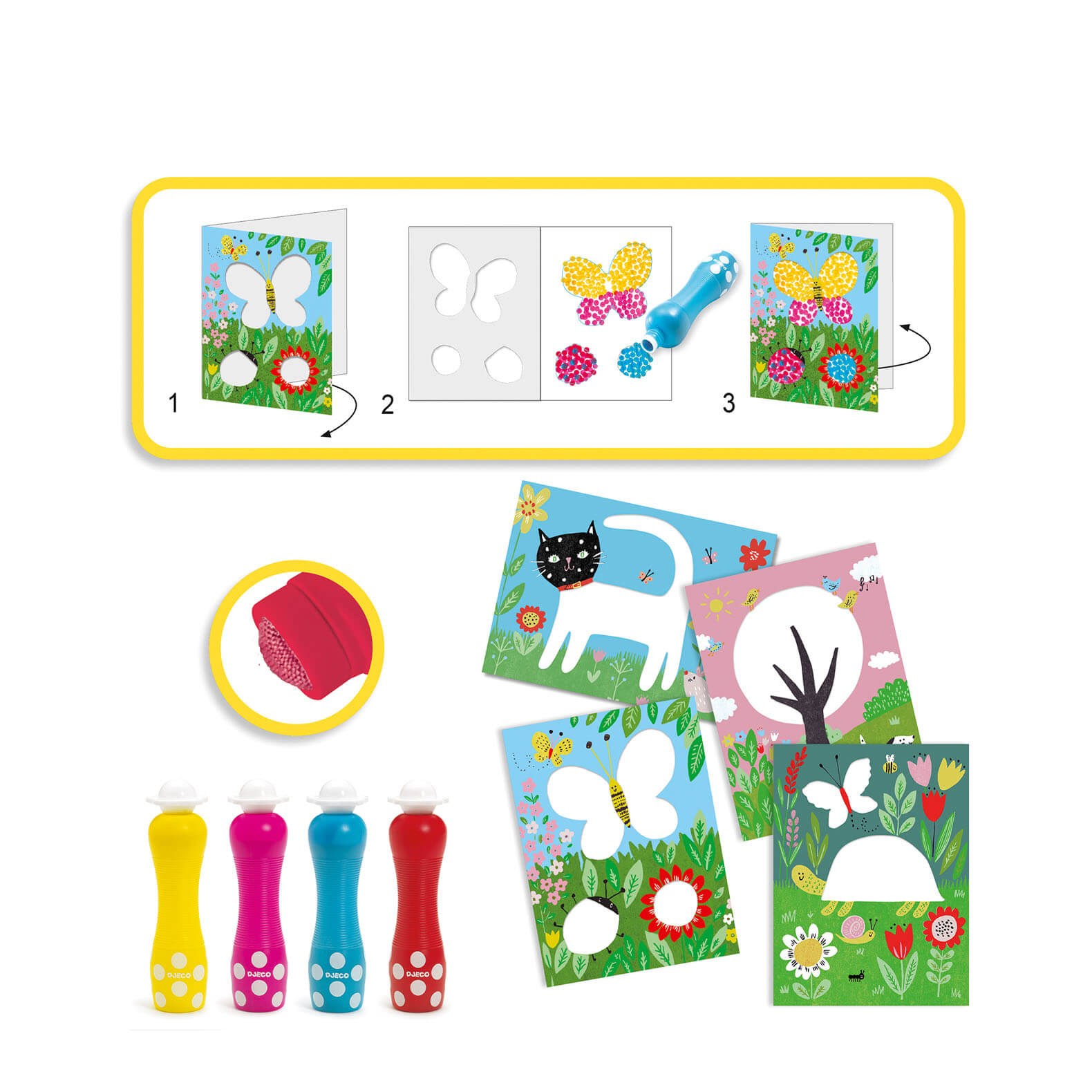 Colouring Craft Set - Small Dots