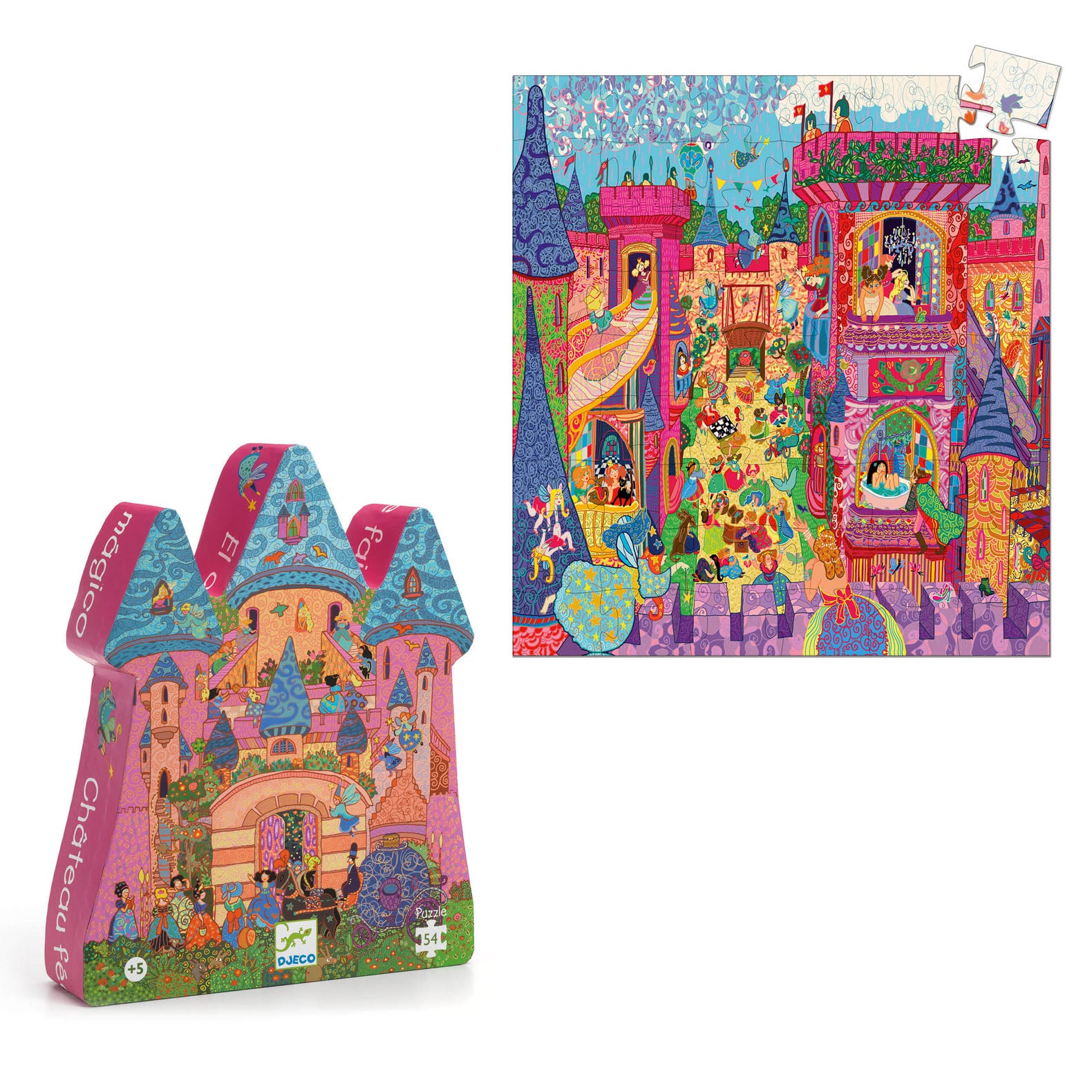 Silhouette 54 Piece Puzzle - The Fairy Castle
