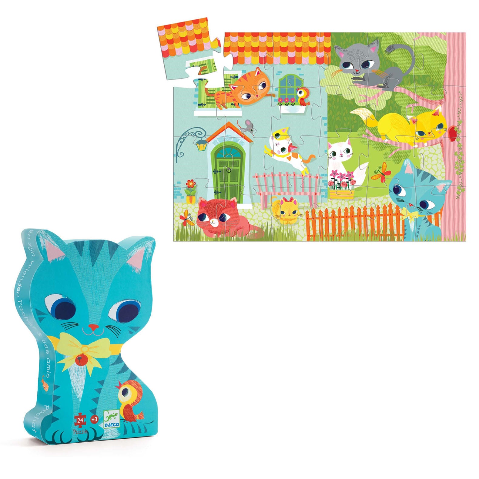 Silhouette 24 Piece Puzzle - Pachat and His Friends