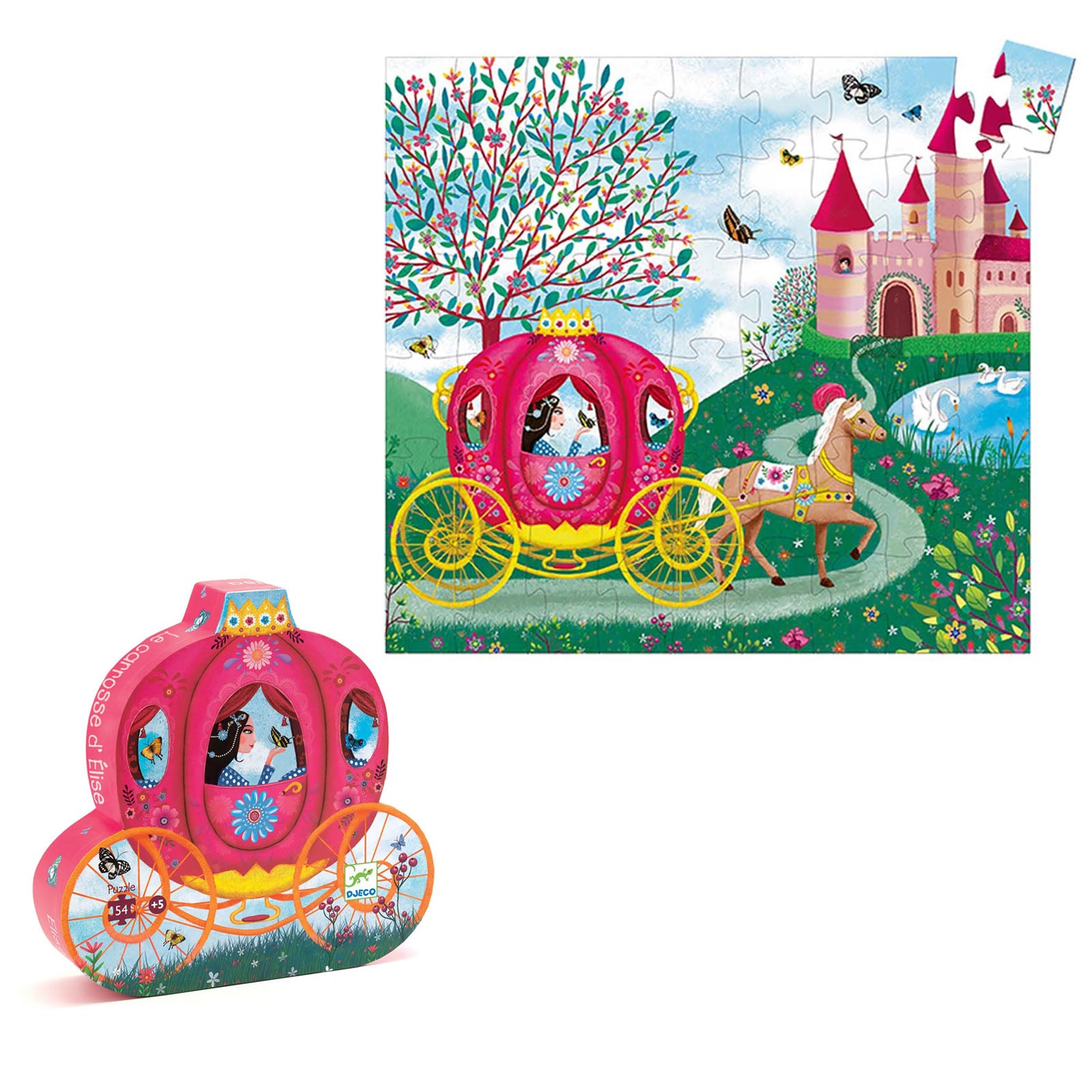 Silhouette 54 Piece Puzzle - Elises Carriage