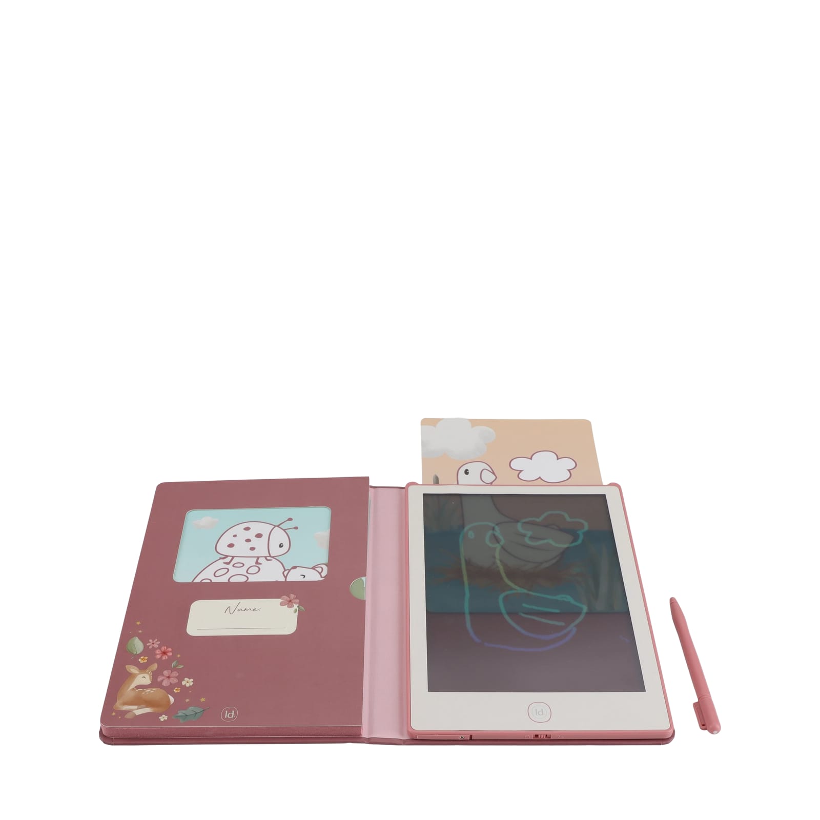 Drawing Tablet - Pink - Fairy Garden