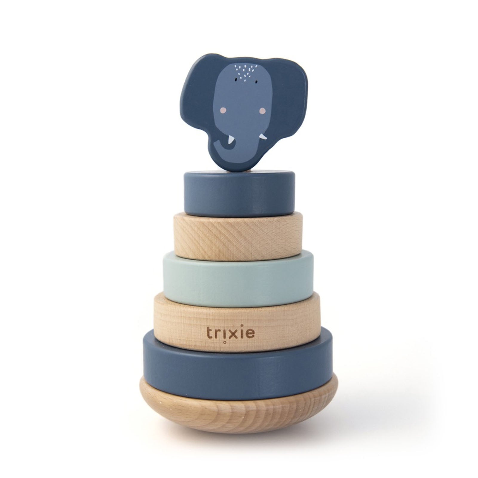 Wooden Stacking Toy - Mrs Elephant