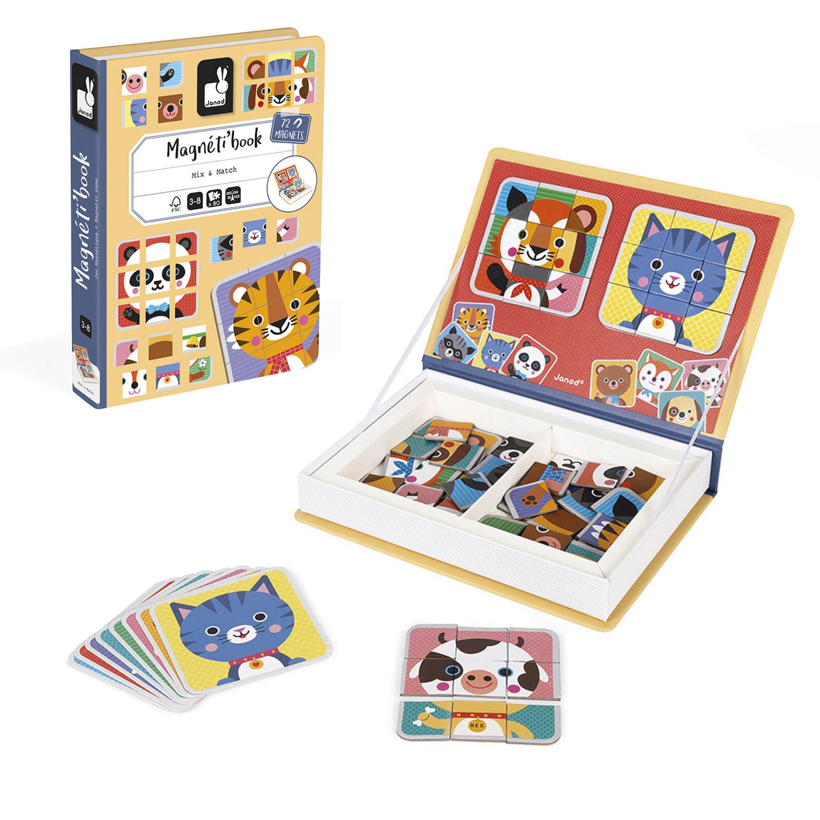 Magnetic Book - Mix and Match Animals