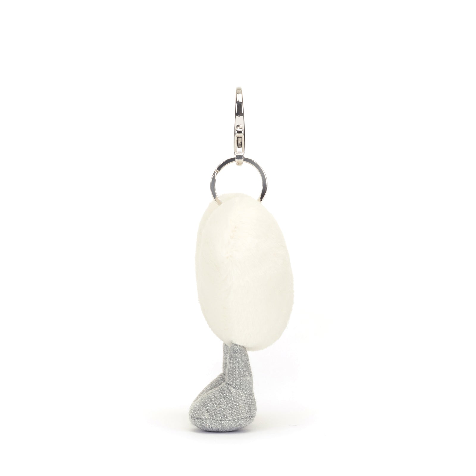 Amuseable Heart Bag Charm Cream