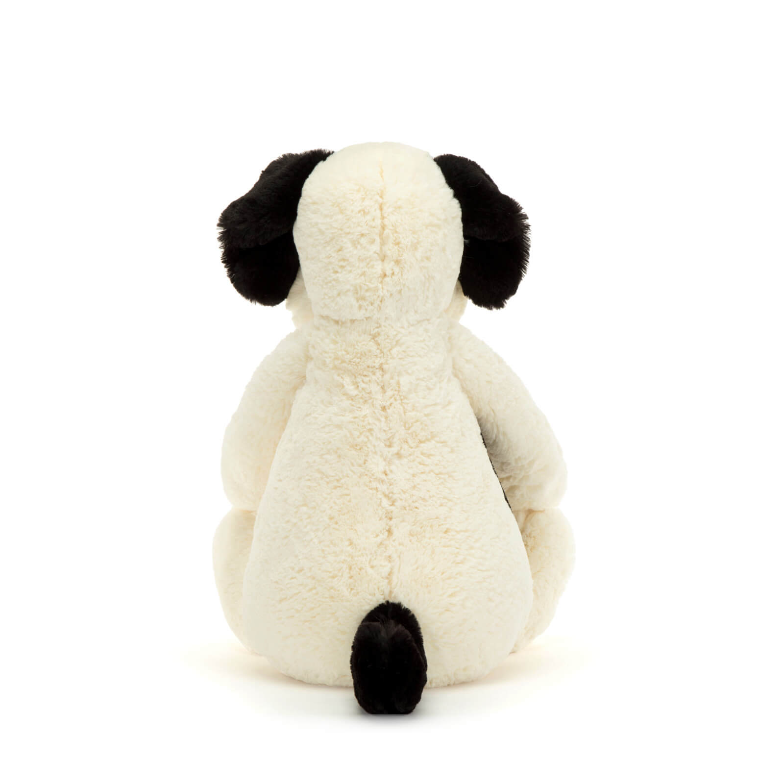 Big Bashful Black and Cream Puppy