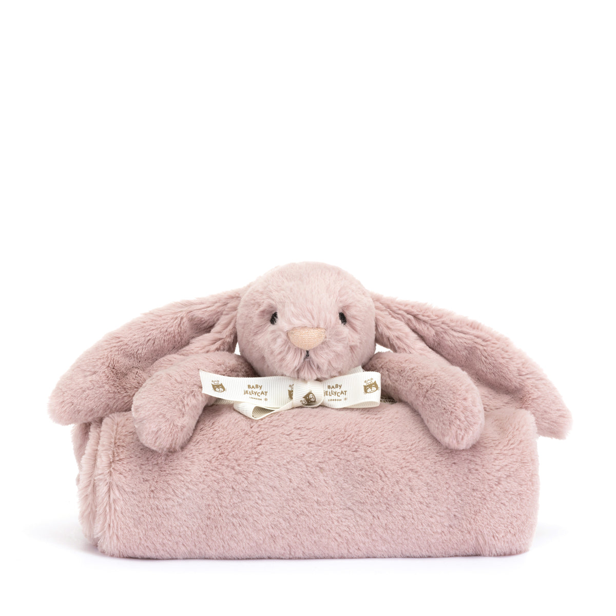 Bashful Luxe Bunny Rosa Blankie