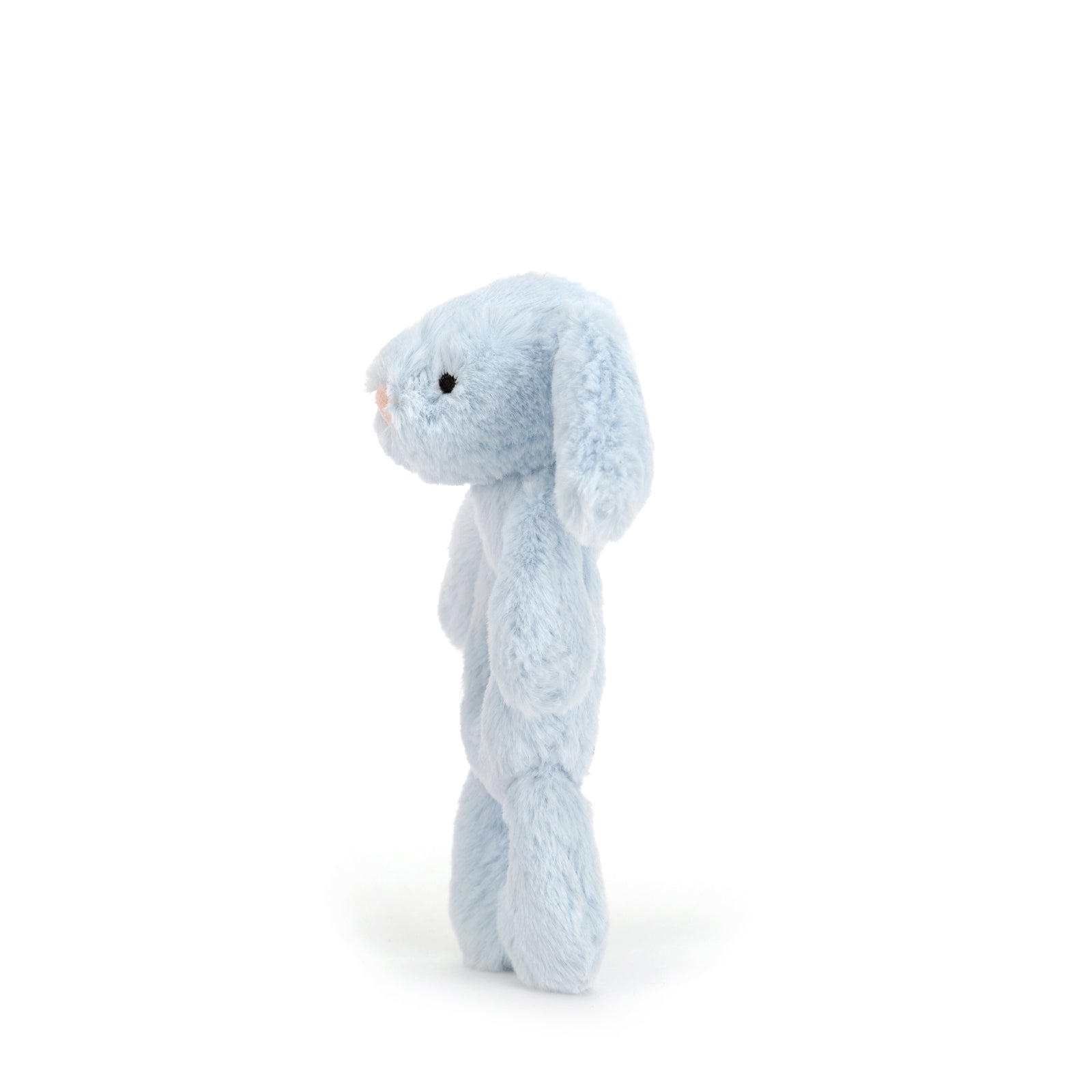 Bashful Bunny Ring Rattle Blue
