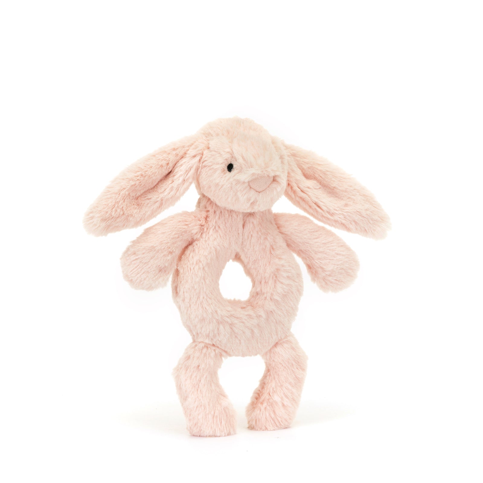 Bashful Bunny Ring Rattle Blush