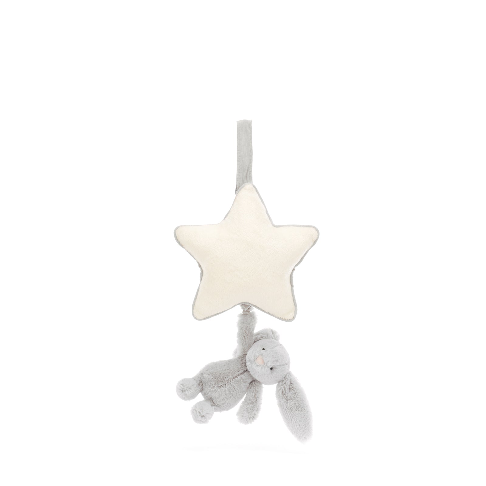 Bashful Bunny Musical Pull Silver