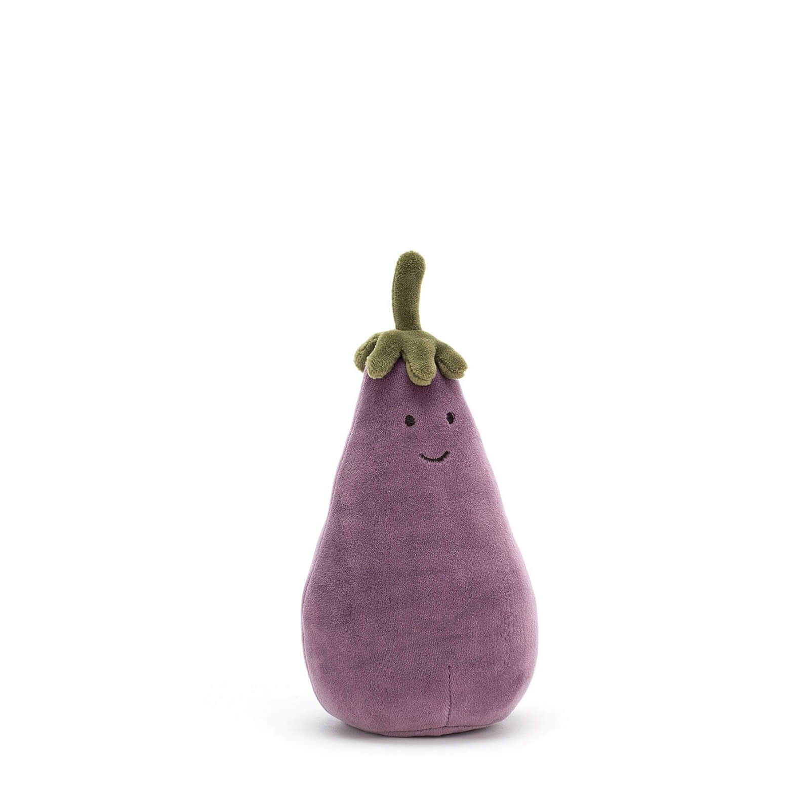 Jellycat Vivacious Vegetable Aubergine Soft Teddy Toy Small Kins