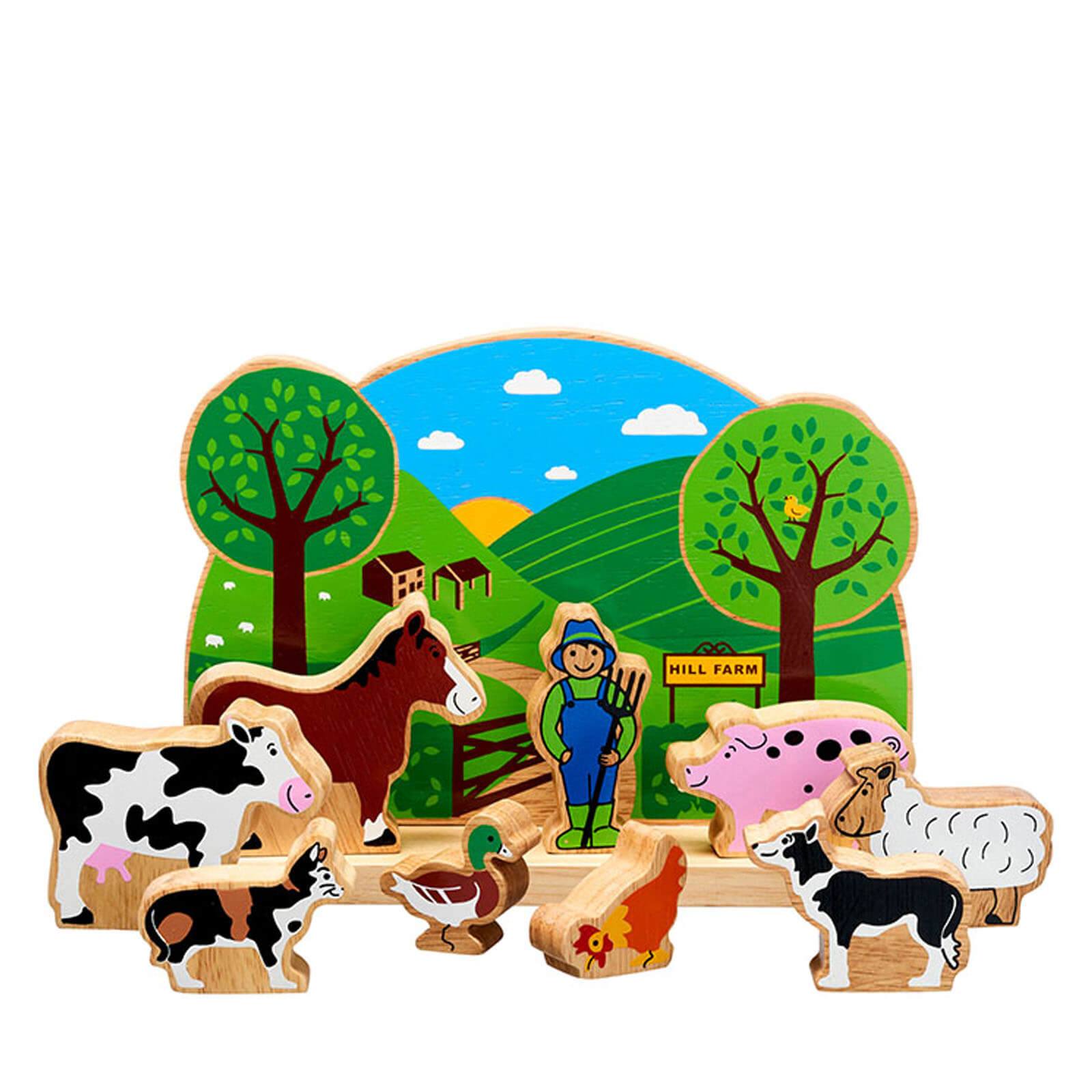 Junior Farm Playscene and 9 Figures