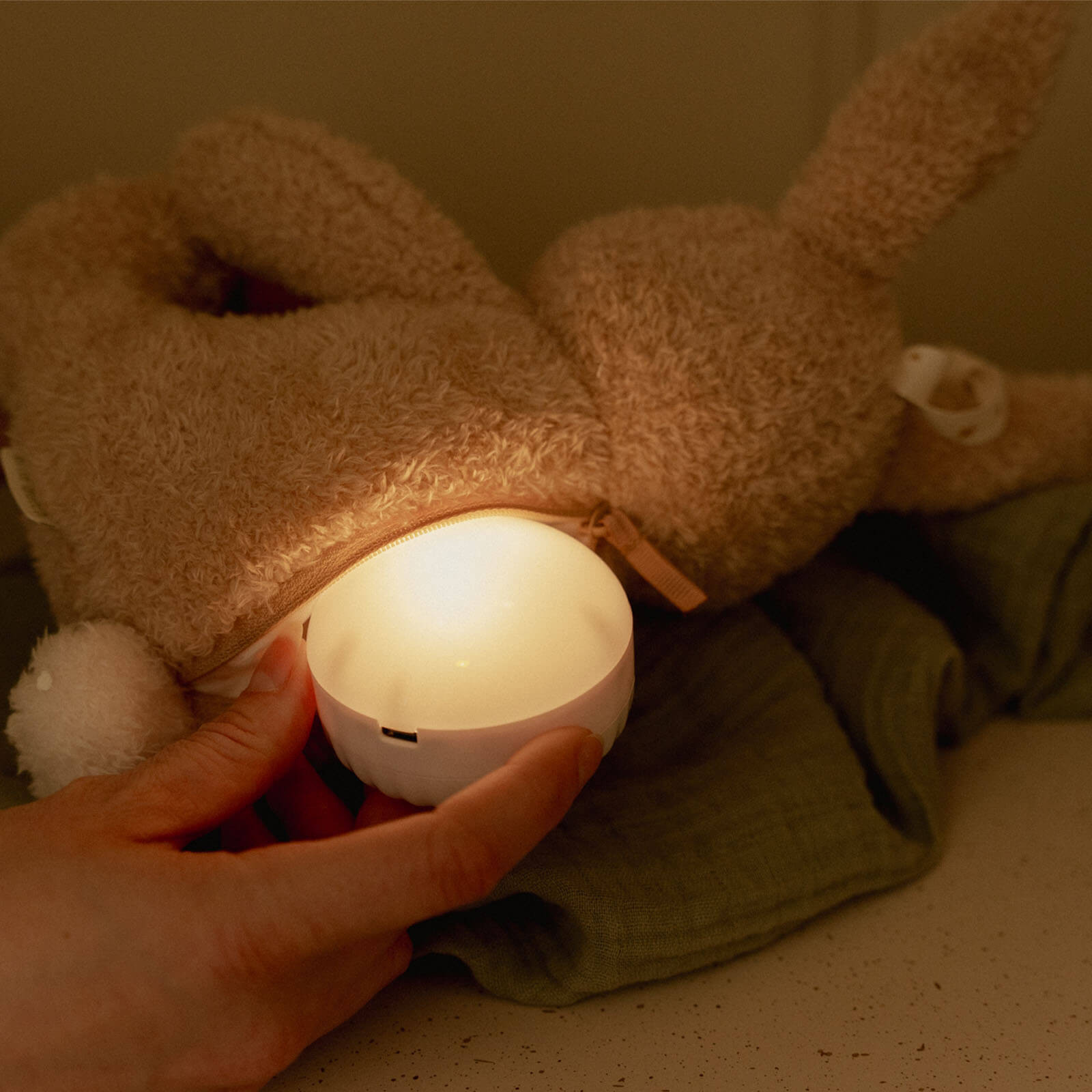 Cuddle Bunny Light and Sound