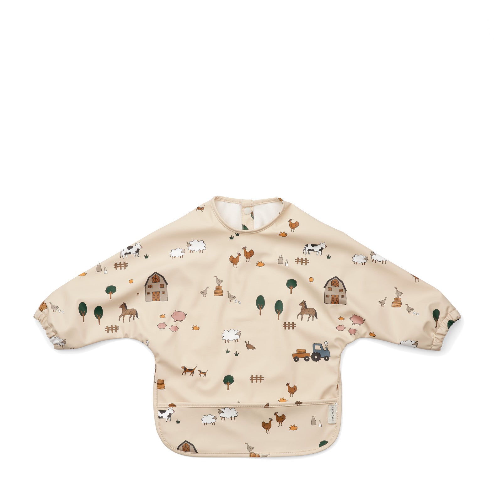 Merle Printed Cape Bib Farm / Sandy