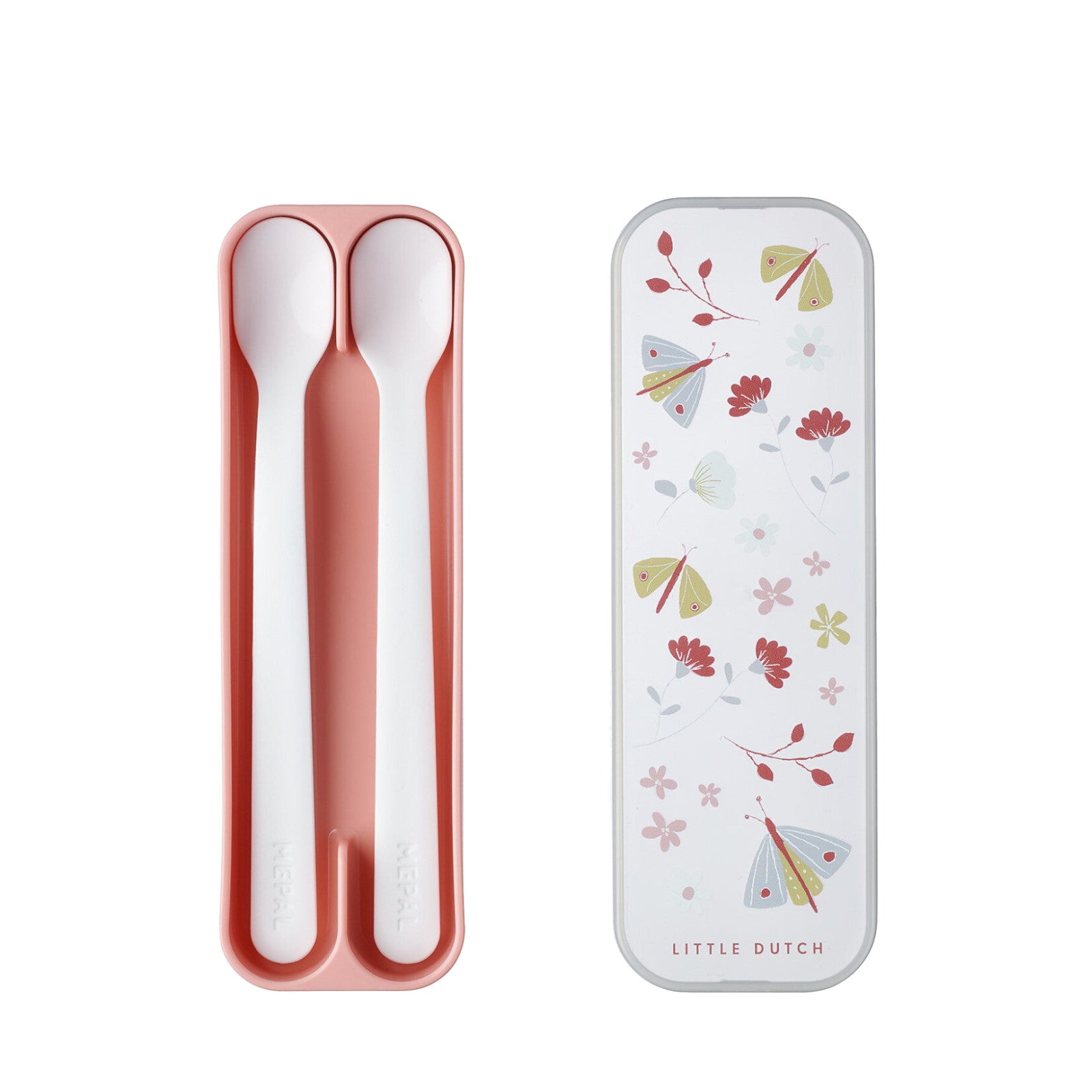 Feeding Spoon 2 Piece Set - Flowers and Butterflies