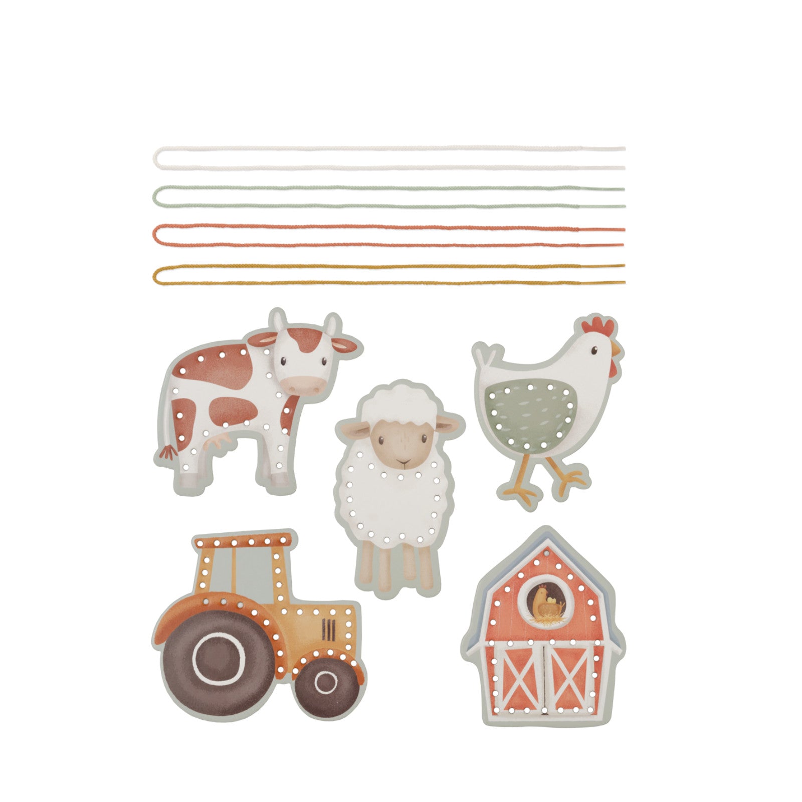 Lacing Cards - Little Farm