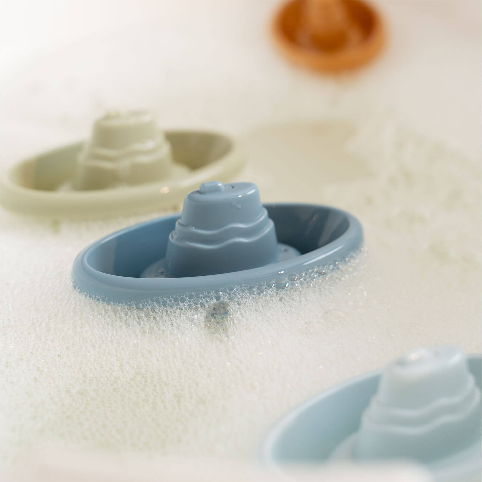 Stackable Bath Boats - Blue