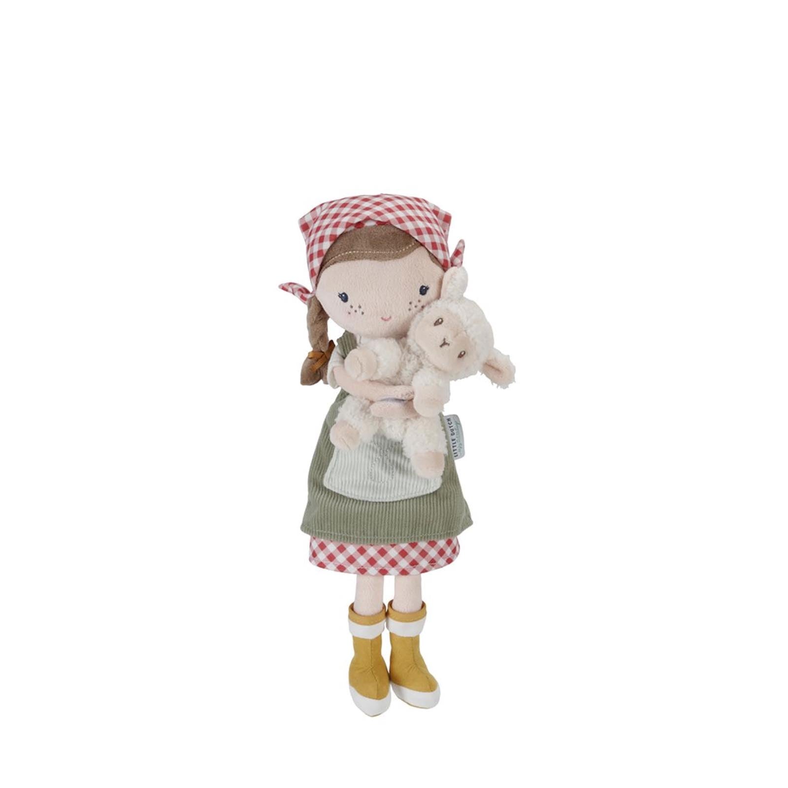 Cuddle Doll Farmer Rosa With Sheep 35 cm