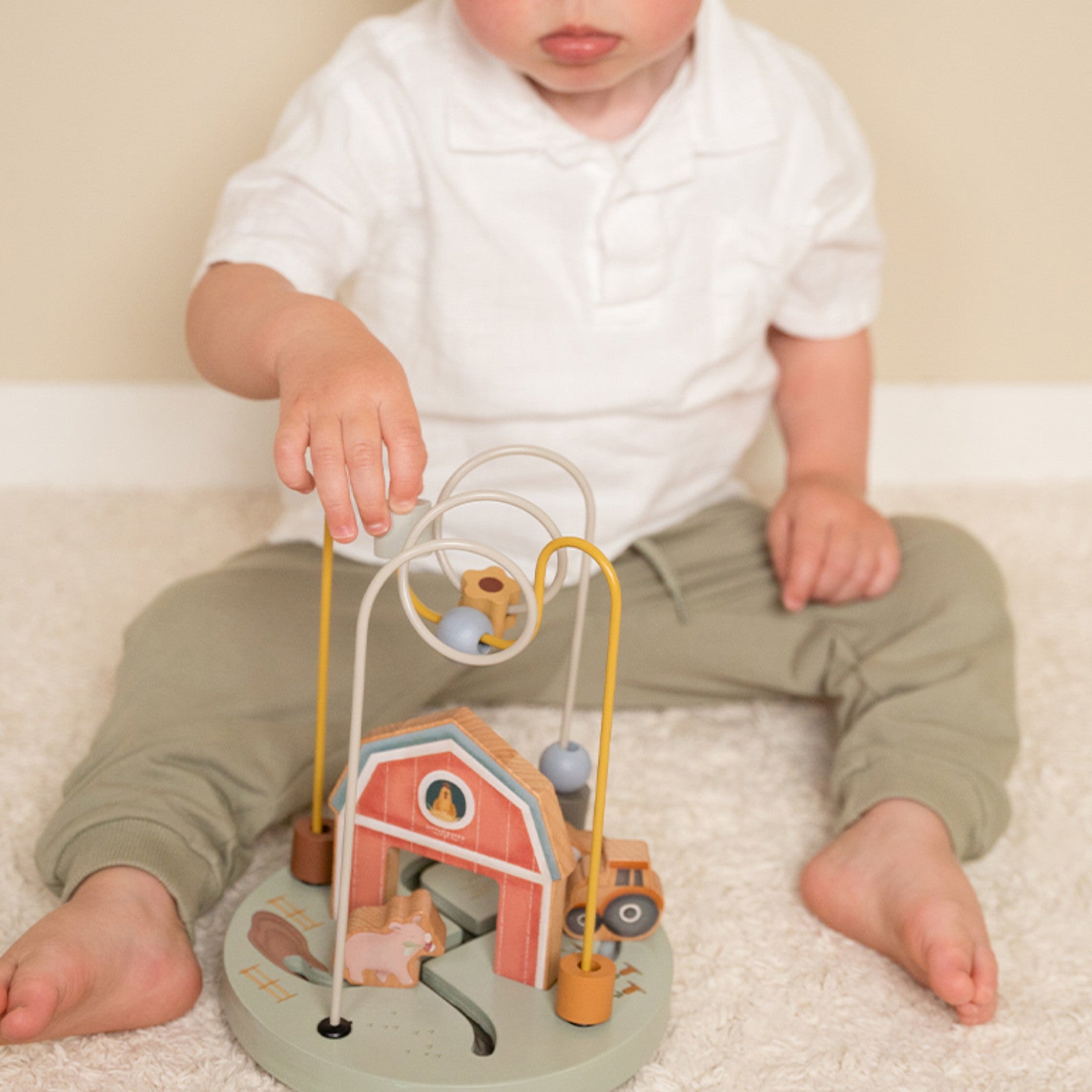 Wooden Activity Spiral - Little Farm