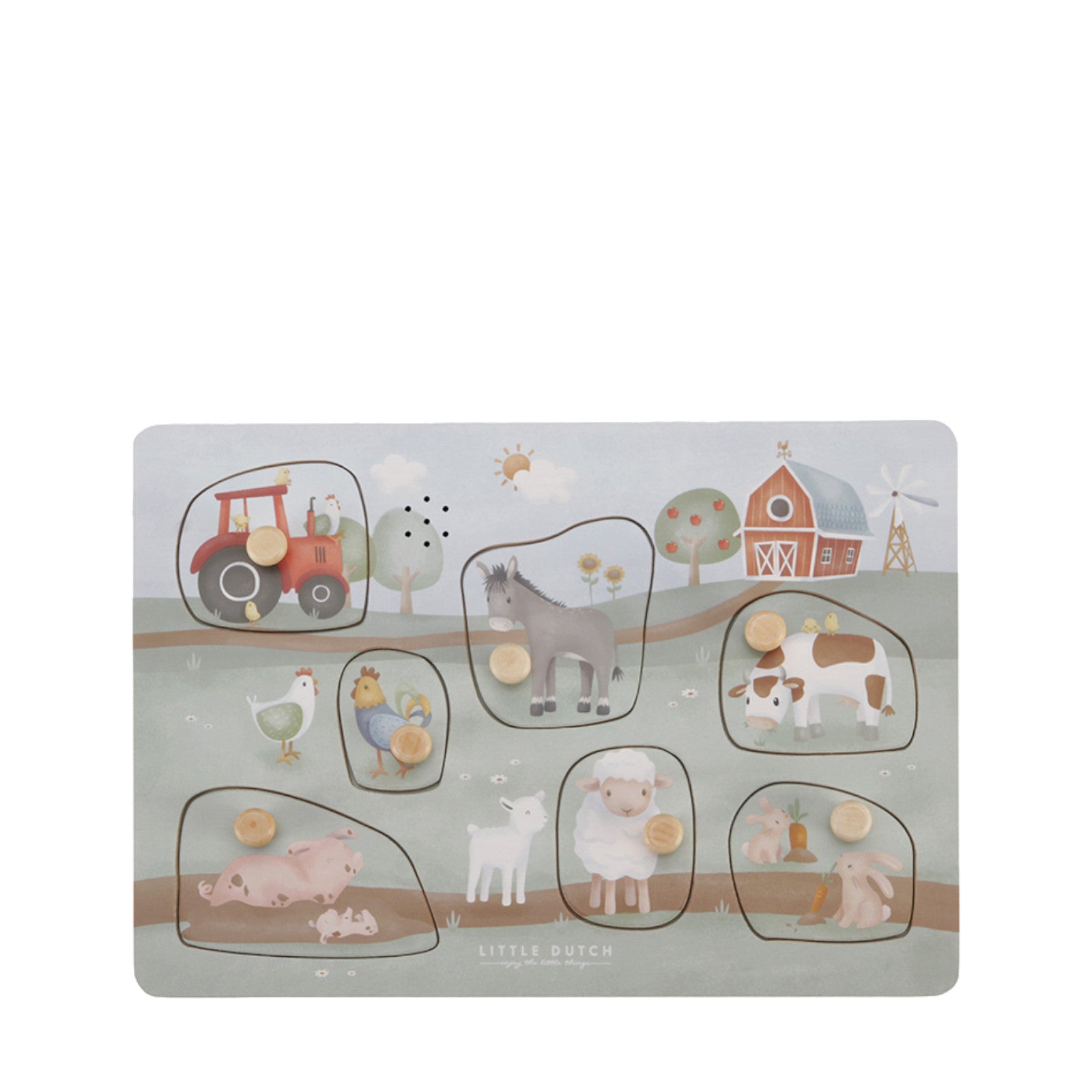 Wooden Sound Puzzle - Little Farm