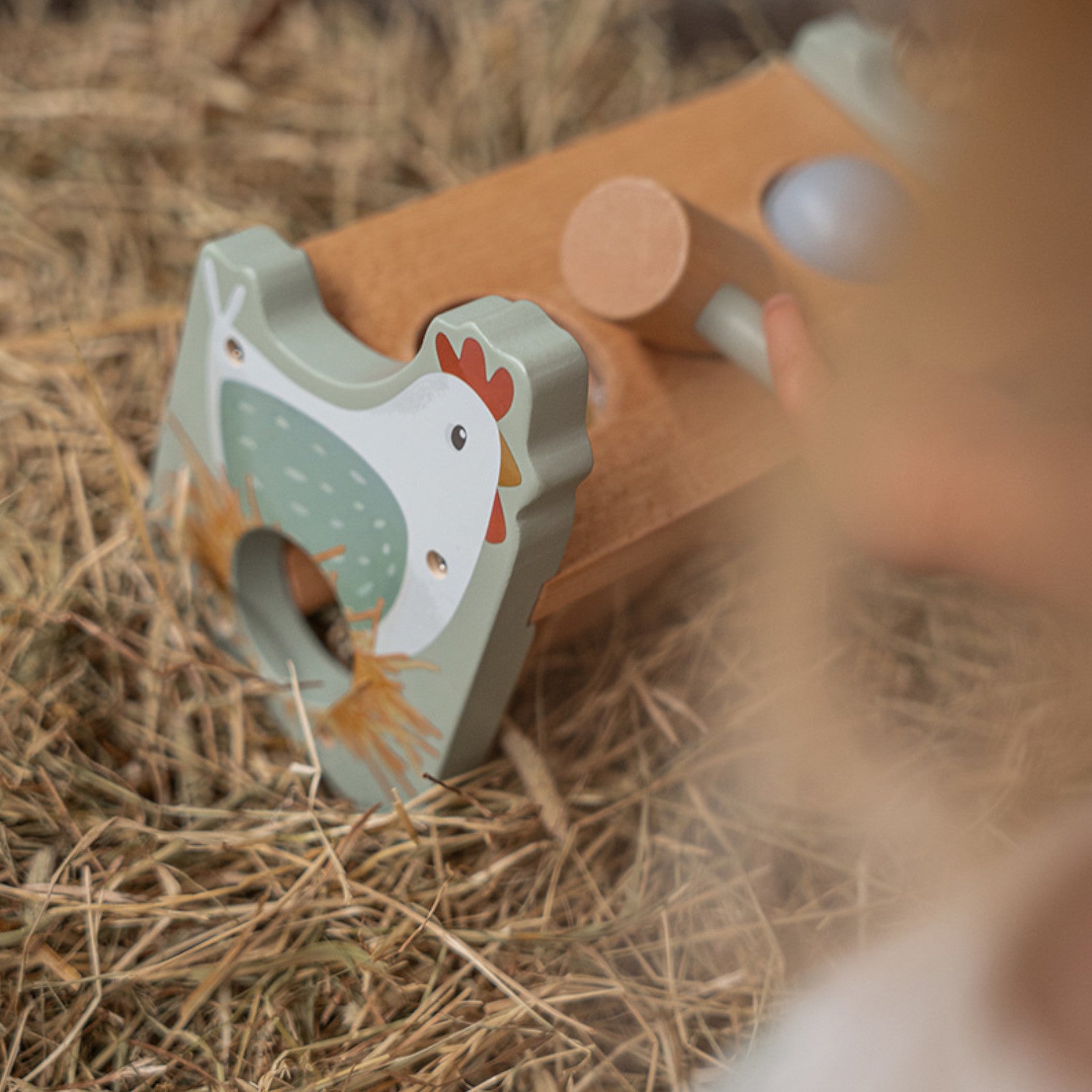 Pounding Bench with Rolling Balls - Little Farm