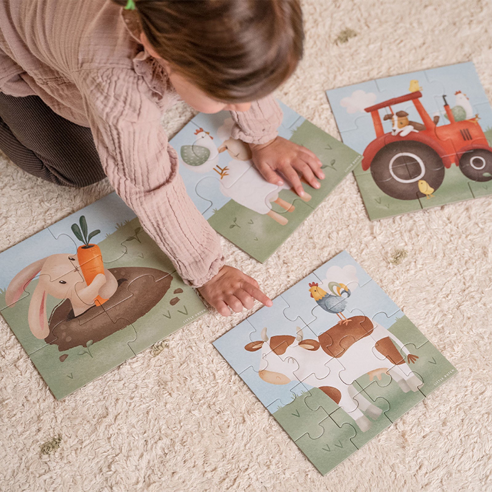 4 In 1 Puzzles - Little Farm