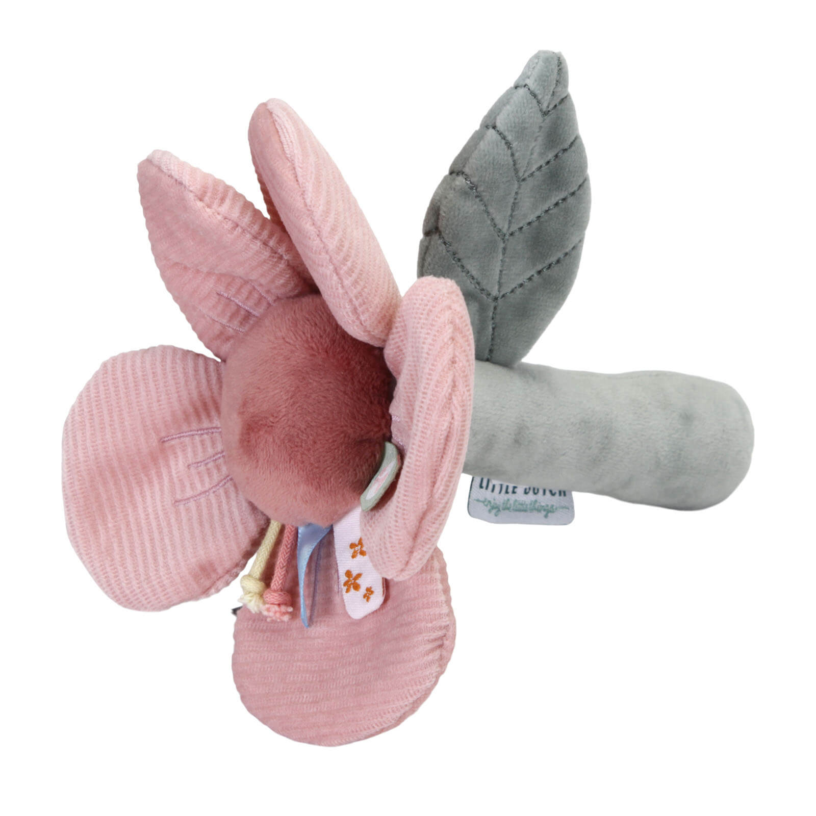 Rattle Toy - Pink Flower