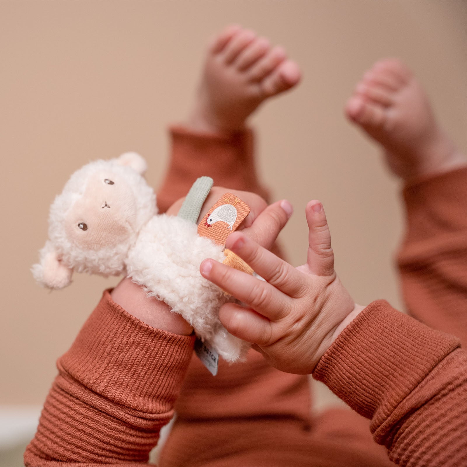 Wrist Rattle Sheep - Little Farm