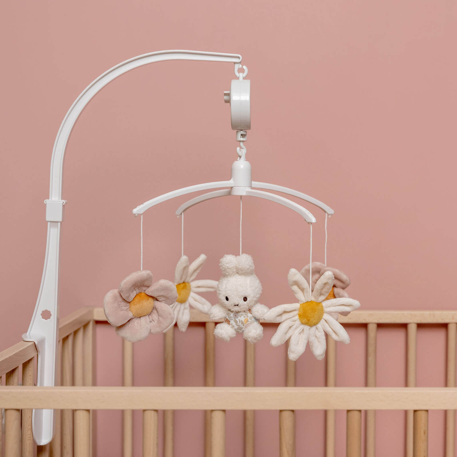 Miffy Music Cot Mobile - Vintage Flowers