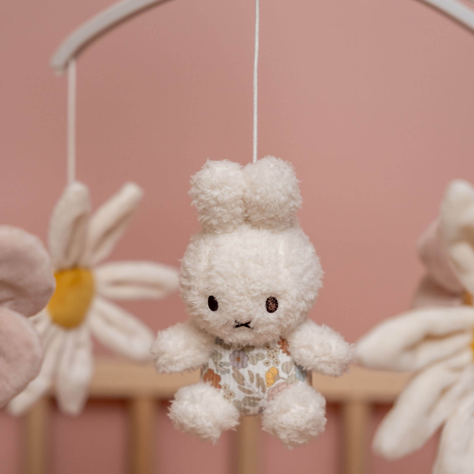 Miffy Music Cot Mobile - Vintage Flowers