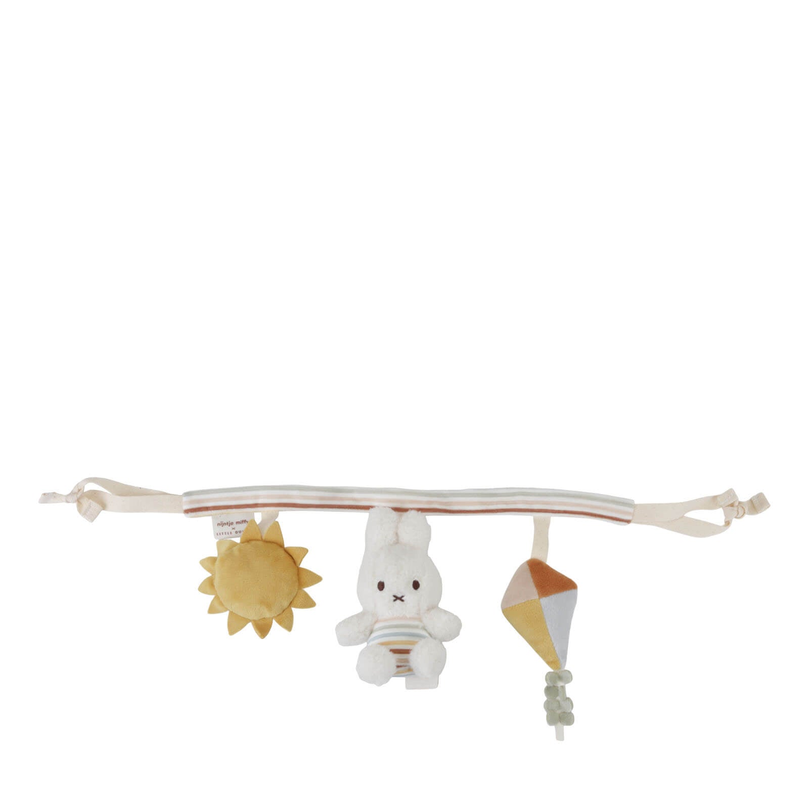 Miffy Car Seat Toy - Vintage Sunny Stripes