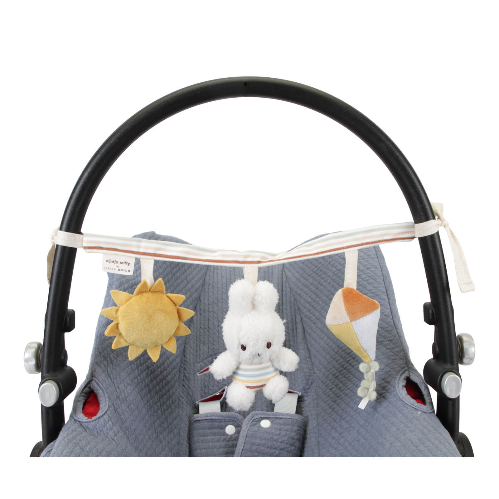 Miffy Car Seat Toy - Vintage Sunny Stripes