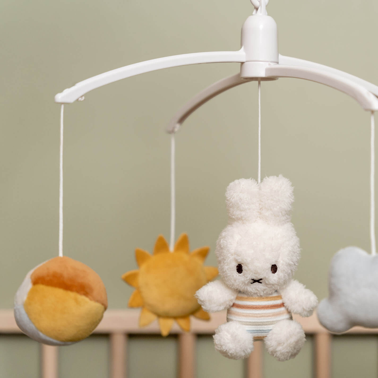 Miffy Music Cot Mobile - Vintage Sunny Stripes