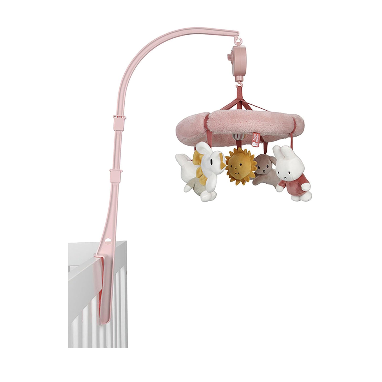 Miffy Music Cot Mobile - Fluffy Pink