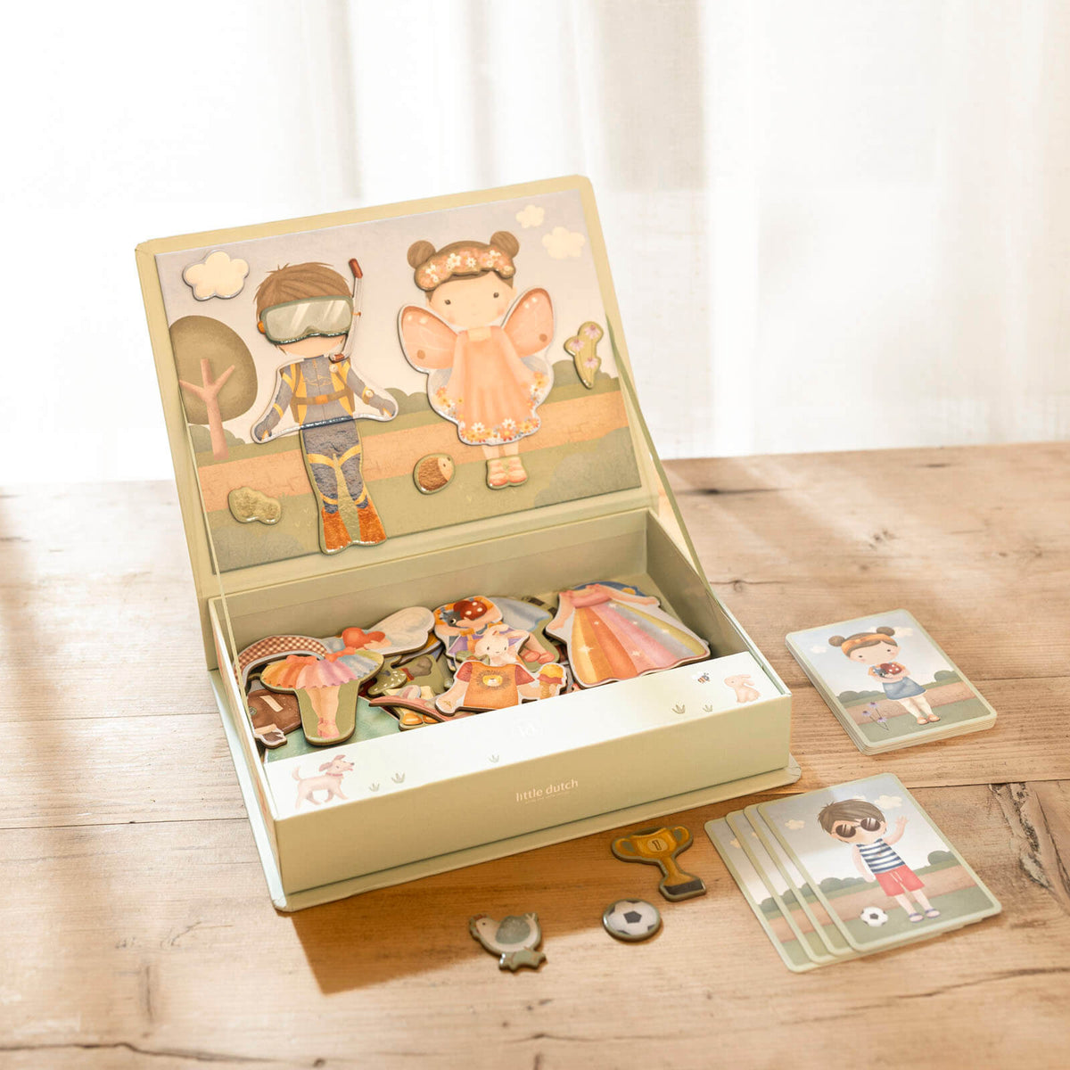 Magnetic Play Board - Jim and Rosa Dress-up