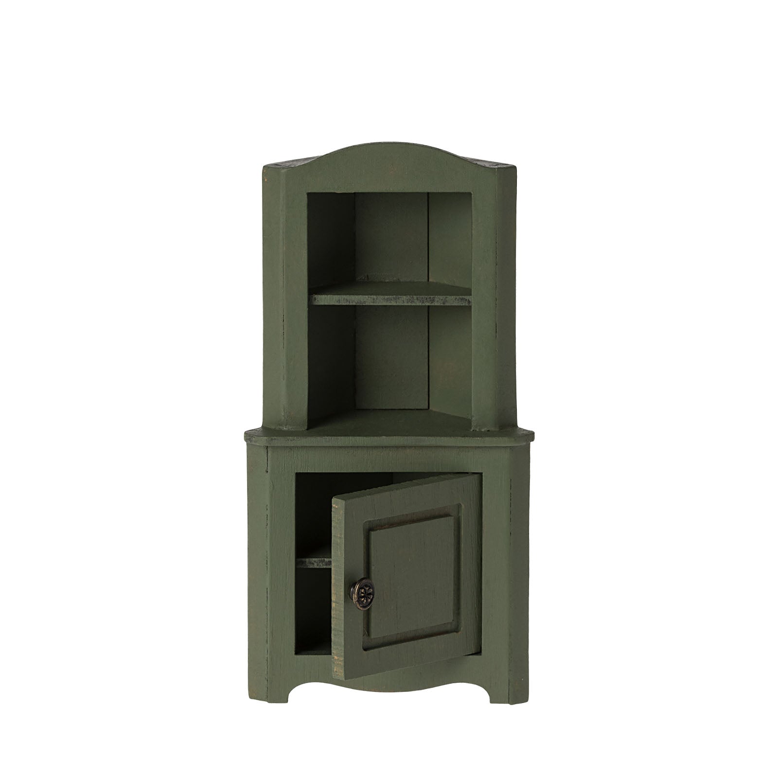 Mouse Corner Cabinet - Dark Green