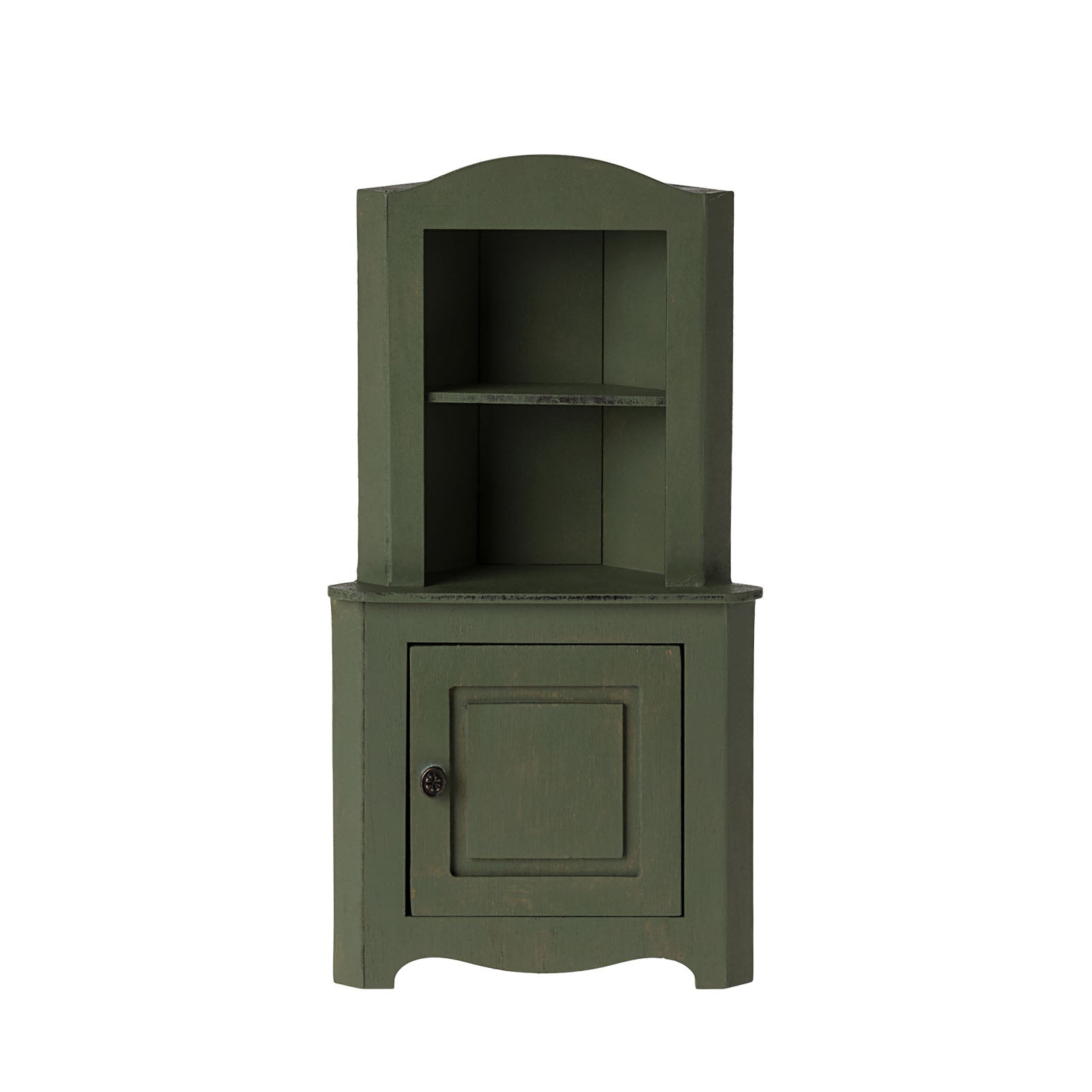Miniature Corner Cabinet - Dark Green
