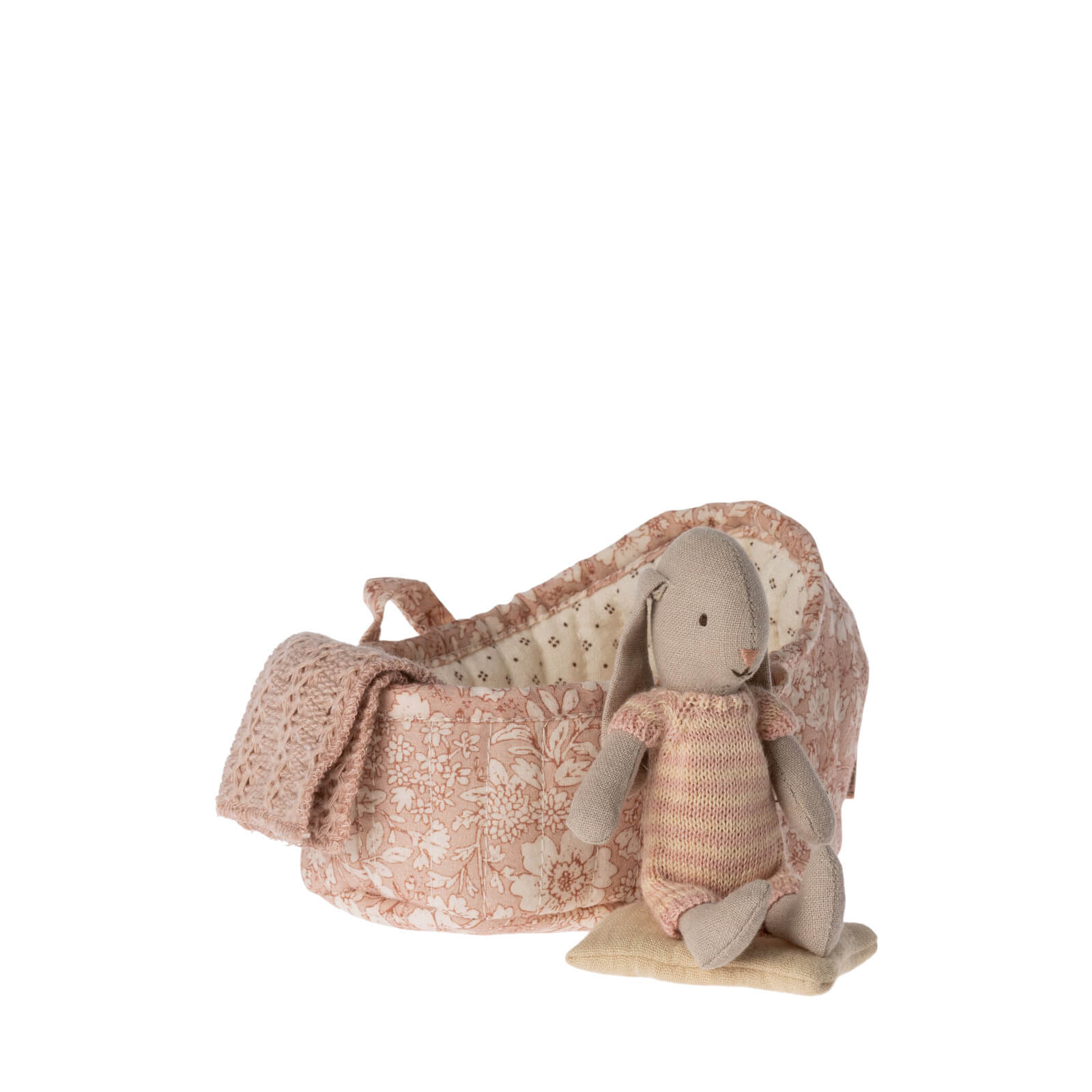Bunny In Carry Cot Micro - Peach