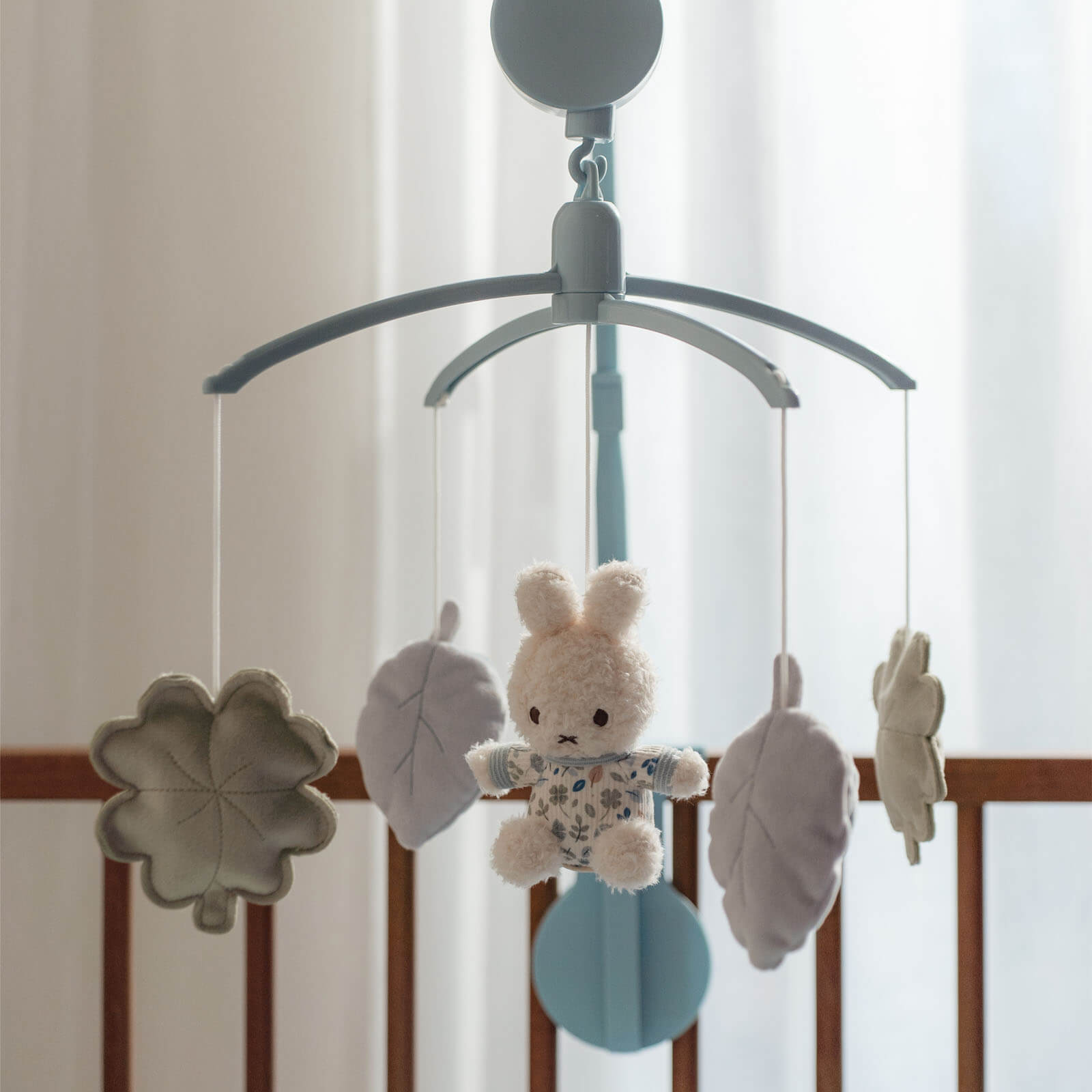 Miffy Music Cot Mobile - Lucky Leaves
