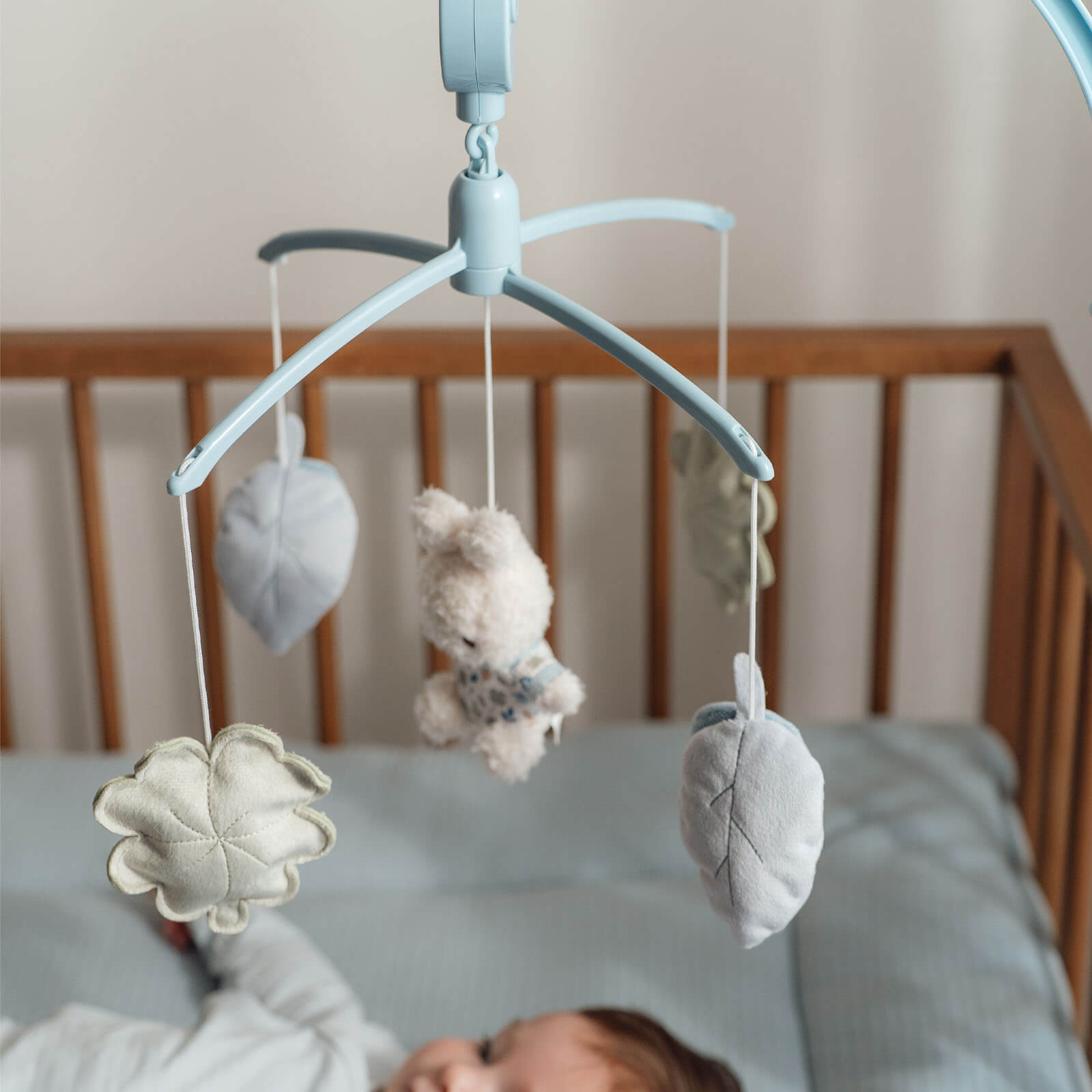 Miffy Music Cot Mobile - Lucky Leaves