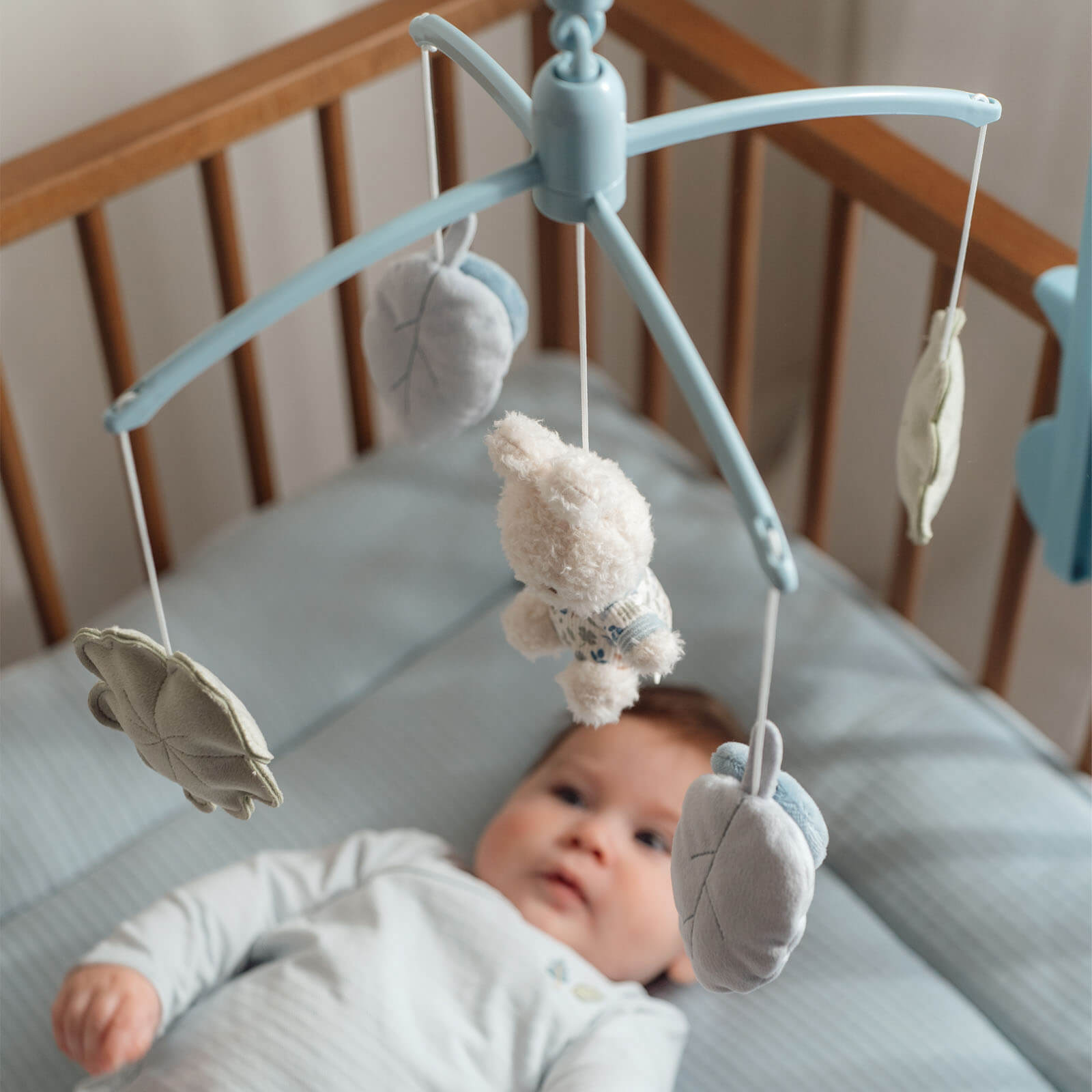 Miffy Music Cot Mobile - Lucky Leaves