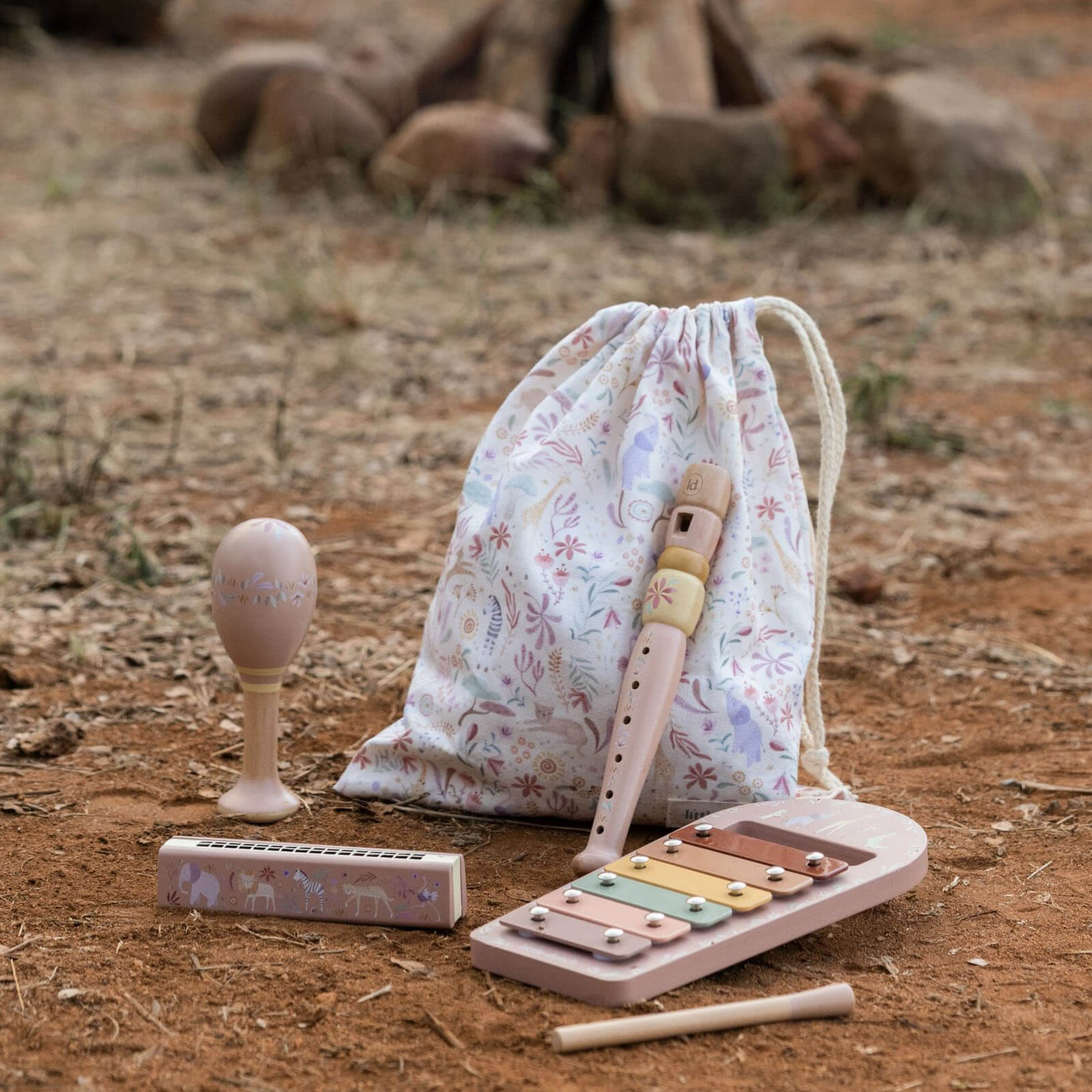 Music Set - Pink - Safari Friends