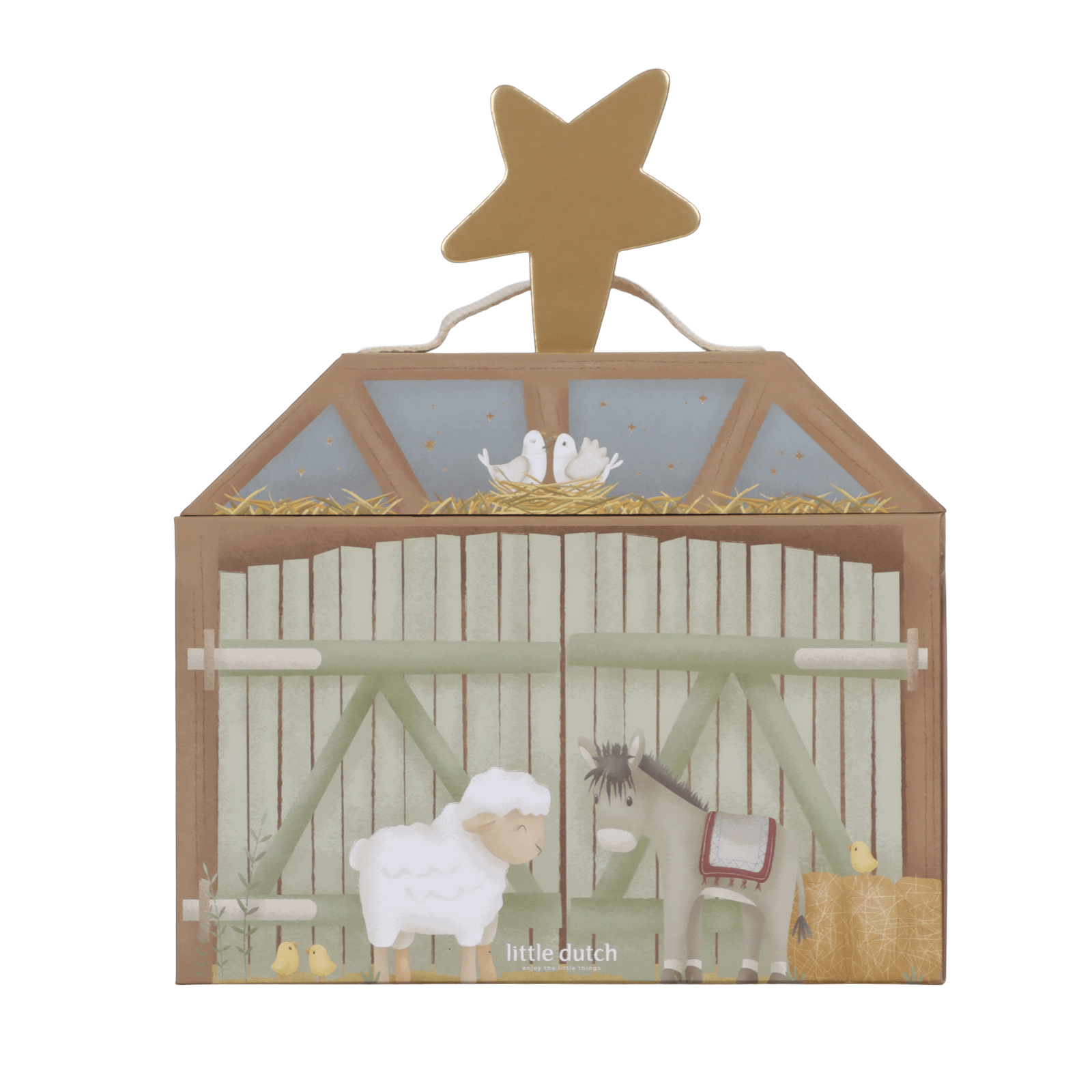 Nativity Scene and Wooden Figures