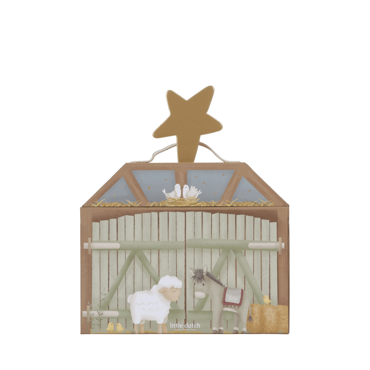 Nativity Scene and Wooden Figures