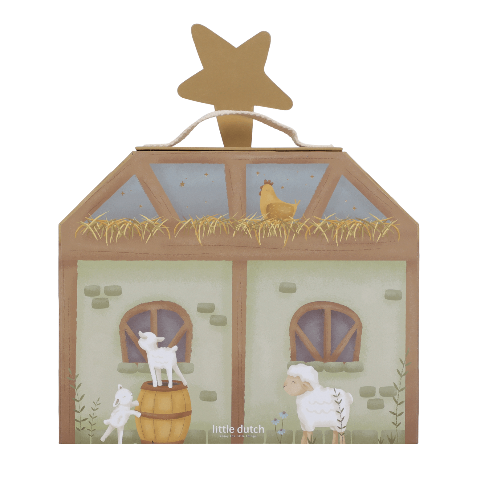 Nativity Scene and Wooden Figures