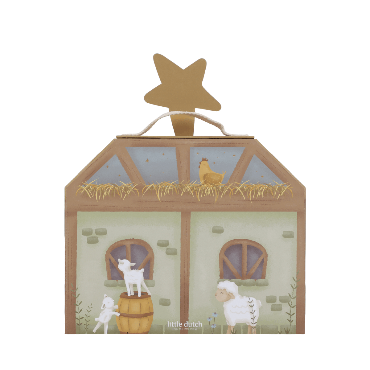 Nativity Scene and Wooden Figures
