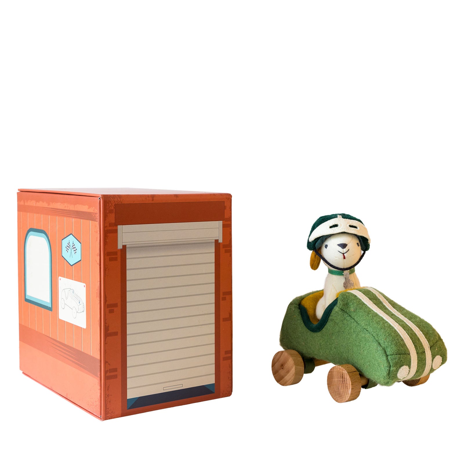 Holdie Dog-Go Racer Boy - Green