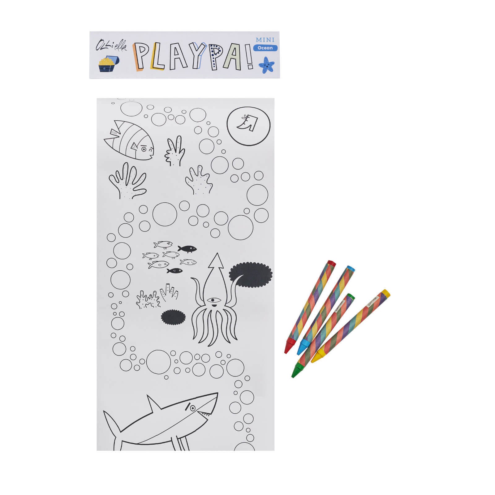 Colouring Paper Roll - Ocean