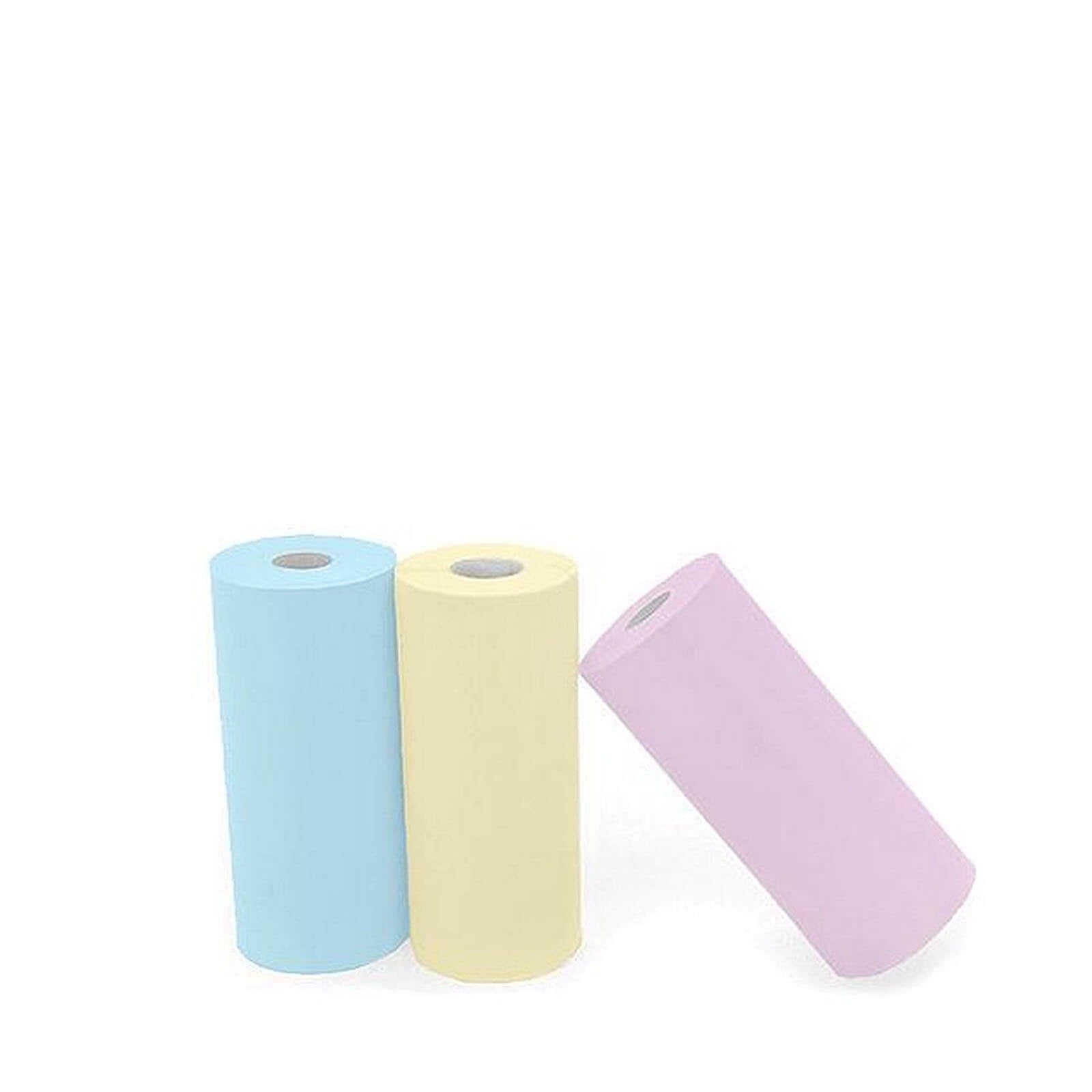 3 Paper Rolls Refills - Pastel Colours